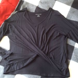 American Eagle twist front top